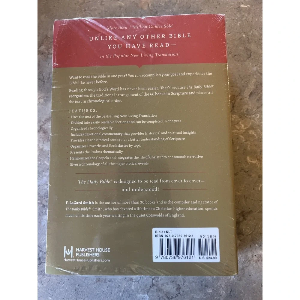 The Daily Bible In Chronological Order 365 Daily Reading New Sealed